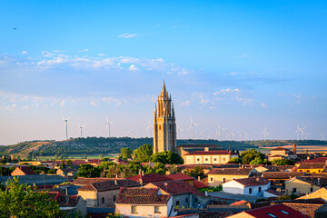 Fototapeta premium Golden Hour over Ampudia
