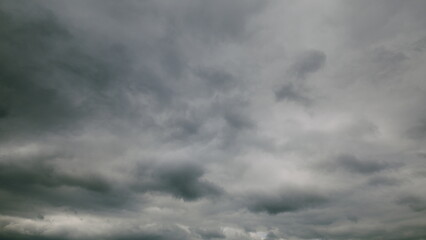 A Moody Overcast Sky with Dramatic and Striking Cloud Patterns Creating a Unique Atmosphere