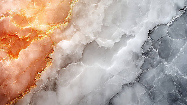 Luxurious Gold and Grey Marble Texture Background