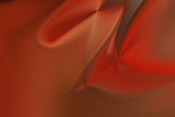 Abstract swirling red and orange fabric texture background