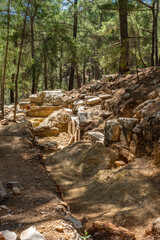 Fototapeta premium Kitanaura (Ancient Greek: Κιτάναυρα) (or Kithanaura) was an ancient city in Lycia. Its ruins are located near Saraycik, a small village in the Kumluca district of Antalya Province, Turkey.