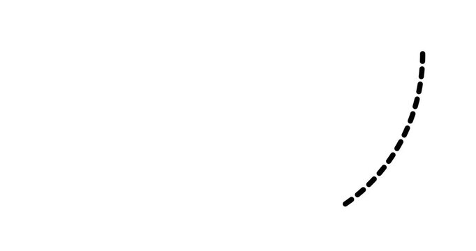 Dotted Animated Arrow 4k Smooth Animated 