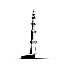 Naklejka premium Minar e Pakistan