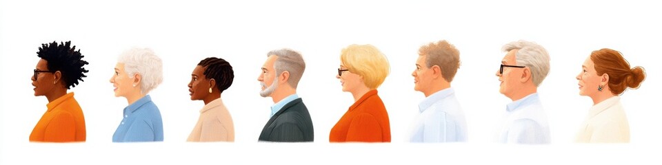 Diverse clients sharing feedback in a focus group to address concerns about trust