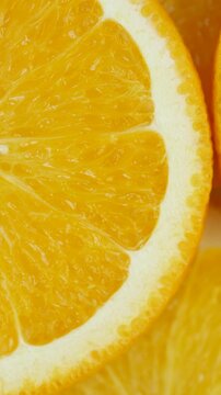Citrus slices radiate vibrant energy. Juicy texture glows under natural light. Concept highlights tropical freshness, summer mood and raw unprocessed food beauty