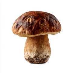 Porcini Mushroom Isolated on White Background