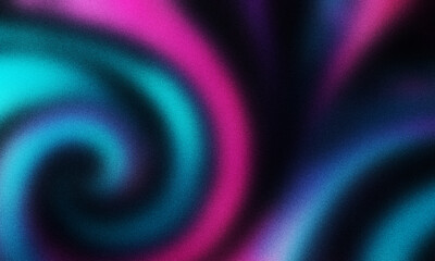 Photo of a mesmerizing abstract swirl of vibrant pink, teal, and purple colors creates a dynamic and energetic background