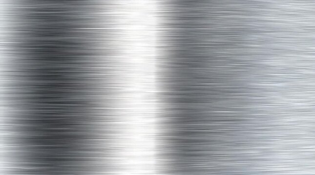 Brushed metal silver texture background, shiny lustrous chrome metallic pattern background