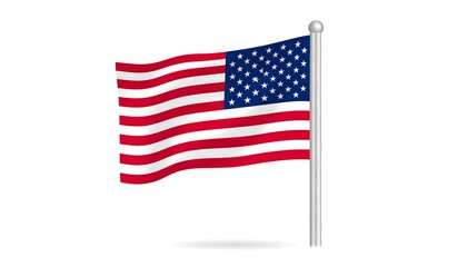 American flag illustration