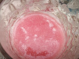 Fototapeta premium Look delicious of guava juice on glass
