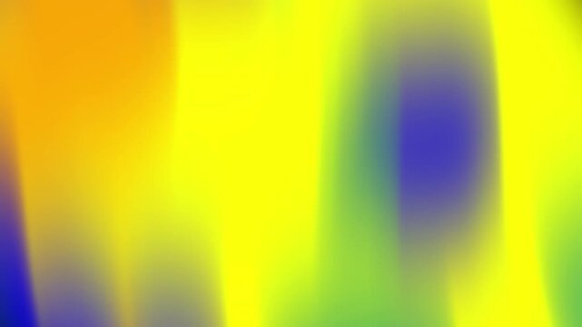 Abstrakte Farbverlaufs-Videobilder: Gelb, Orange, Blau, Gr&uuml;n