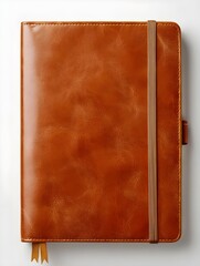 Eco-Friendly Vegan Leather-Bound Daily Planner with White Pages for Stylish and Sustainable Organization