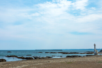 (茨城県ｰ風景)夏の大洗海岸の風景