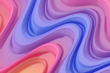 Wavy 3D Gradient Backgrounds – Soft Abstract Pastel Surfaces with Fluid Stripes, Glossy Texture, and Elegant Flow for Digital Art, Branding & Modern Design Projects