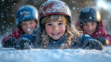 Joyful Winter Wonderland: A Child's Snowy Adventure