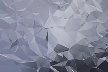 Fototapeta premium Polygon Abstract Backgrounds - Modern Geometric 3D Polygonal Textures in Shades of Gray, Dark and Light Triangular Shapes for Futuristic Digital Design Projects, Tech Visuals and Corporate Use.