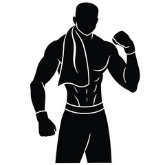 Naklejka premium Adobe Illustrator Artwork silhouette, sport, vector, people, person, standing,