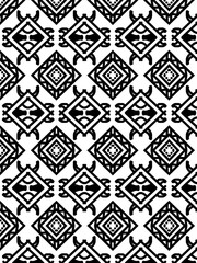 black and white seamless pattern