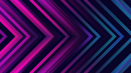  Striped Neon Gradients – Abstract Blue and Pink Line Backgrounds with Synthwave Aesthetic for Posters, Prints, Devices, and Futuristic Graphic Design Projects , Zigzag