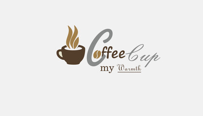 Serenity in a Cup: Minimalist Coffee Logo Design