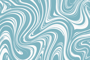 Obraz premium A light blue and white abstract background with swirling lines creating a marbleized appearance effect