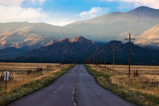 A road into the mountains