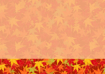 Maple_Landscape Bottom pattern_Orange