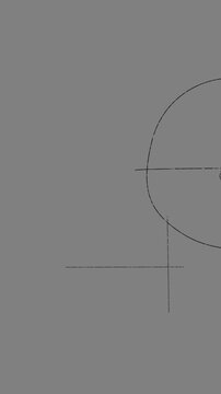 Animation of math graps and data over grey background