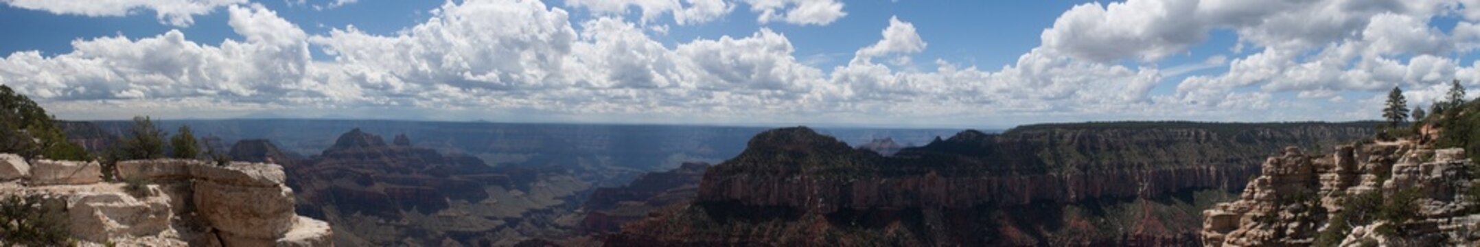 Grand Canyon National Park South Rim Afternoon Panorama