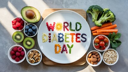 Healthy food choices for world diabetes day celebration
