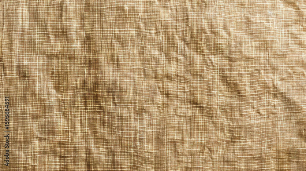 Poster textured beige canvas background with fine fiber details creates warm and inviting atmosphere, perfe