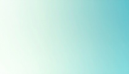 Fototapeta premium Smooth Gradient Background Firefly Colors From Pale Mint To Ice Blue With Film Grain Effect