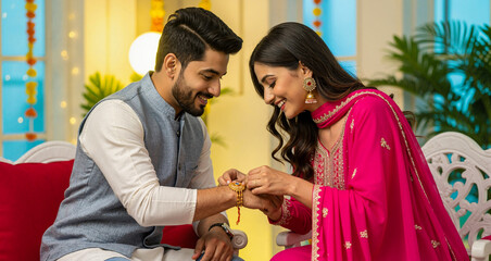 Raksha Bandhan sibling bond captured through a window of emotions