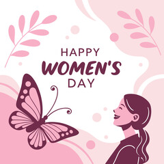 happy birthday card with girl