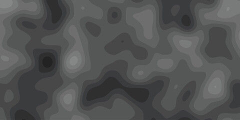 Abstract topographic map style illustration in grayscale color palette perfect for backgrounds and design elements