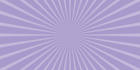 Purple sunburst design with radial lines creates a vibrant and dynamic retro style decorative graphic element perfect for posters and website banners