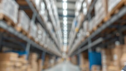 Business Handshake in Warehouse Symbol of Partnership and Collaboration Agreement - Powered by Adobe