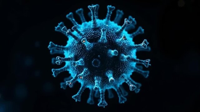 Viral Horror Abomination - 4K Glowing Bio-Mechanical Creature for Sci-Fi & Infection Concepts  