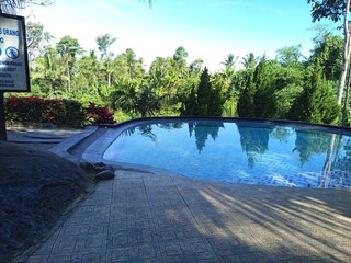 swimming pool in the park