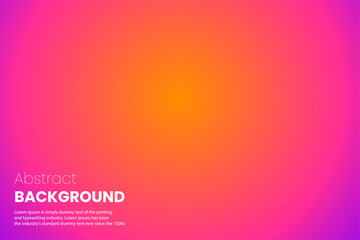 A vivid radial gradient emanating from center, blending orange into magenta and violet, perfect for focal‑point designs and app splash screens
