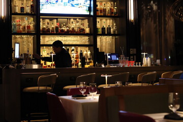 Upscale dining in downtown Columbus featuring gourmet steak dishes, roasted potatoes, and artisan...
