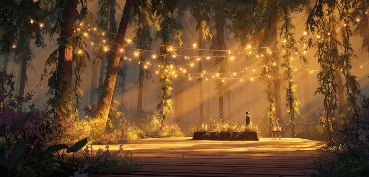 Enchanting forest wedding