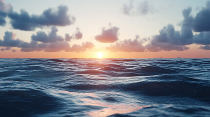 sunset on the beach, sea, sky, landscape, water, nature, coast, clouds, tropical, island, holiday