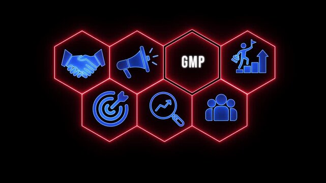 GMP, focusing on the importance of maintaining quality standards, regulatory compliance, and efficiency in manufacturing processes for consistent product safety and quality.