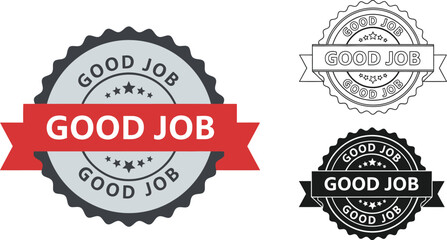 Good job achievement award reward recognition success congratulations best performance excellent work done well