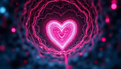 Brand Loyalty Vortex: A Heart's Embrace