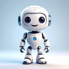 Cute Robot Illustration
