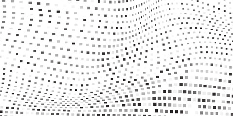 Design dotted halftone gradient texture. Vanishing polka simple abstract art