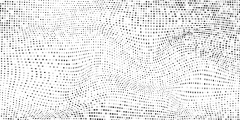 Design dotted halftone gradient texture. Vanishing polka simple abstract