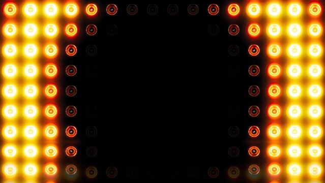 Bright Stage Lights Array Creates Energetic Mood